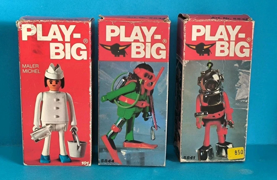 Lot Boîtes Playbig ,Figurines Anciennes Play-big,Vintage - Photo 3/3