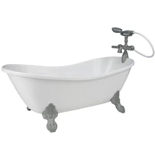 Sophia’s Classic Clawfoot Bathtub Pretend Furniture for 18" Doll