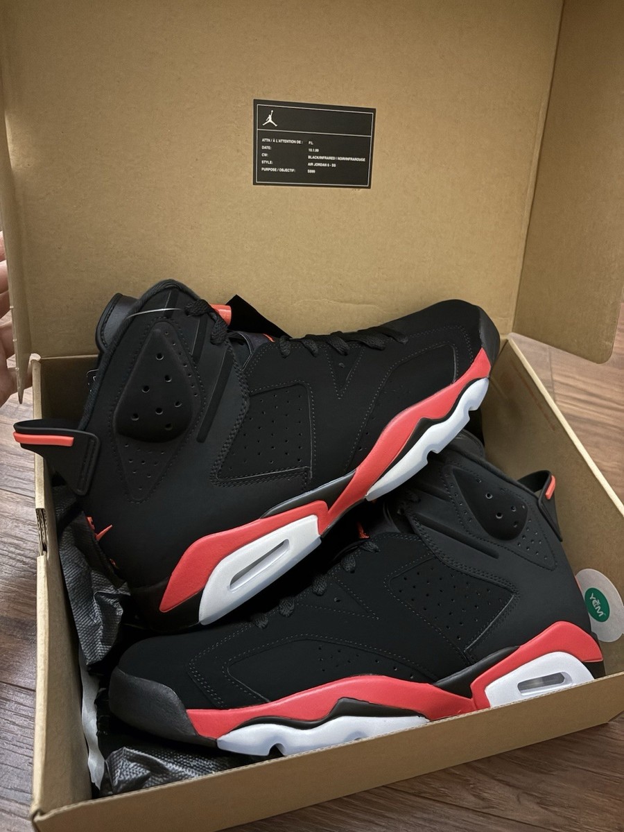 Nike Air Jordan Retro 6 Infrared Salesman CT8529-001 Size 8  display picture 2