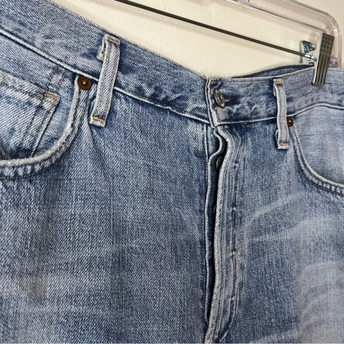 Citizens of Humanity Liya High Rise Crop Slim Straight Distressed Jeans US 29 - Picture 5 of 10