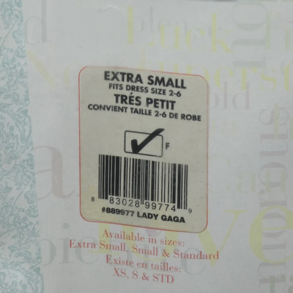 Vestido Rubie's Lady Gaga Negro Plateado Estrella Mujer Adulto Disfraz Talla XS Vestido 2-6 Foto 3 de 4