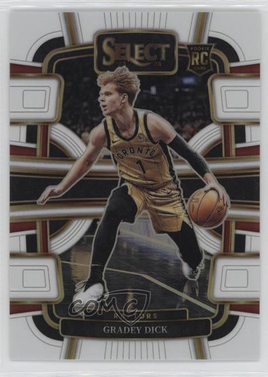 2023-24 Panini Select Concourse White Prizm 81/149 Gradey Dick #90 15f4