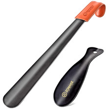 Shoe Horn Long Handle for Seniors Men Women,16.5" Metal Long Shoehorn for Boots