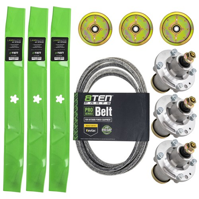 #ad Deck Rebuild Kit Blade Spindle Belt Idler for Husqvarna MZ6128 FD61M 61 Inch $152.95