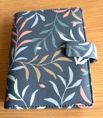 Authentic Filofax  Botanical Pocket Organizer Blue