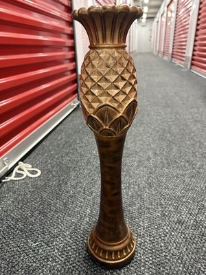 Vintage Pineapple Pedestal Stand   22  Hollywood Regency Decor