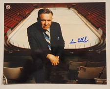 Sam Pollock Signed 8x10 Photo Montreal Canadiens HOF 78 Manager (Deceased, 2007)