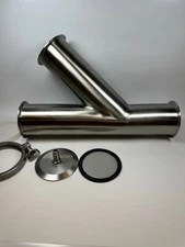 True Clean PR-LS-40E-QN 4" S/S316 Product Recovery Launcher EPDM Tri-Clamp - NOS