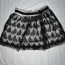 Vintage Lace Layered Mini Skirt Medium Fairy Grunge Festival Whimsigoth Coquette
