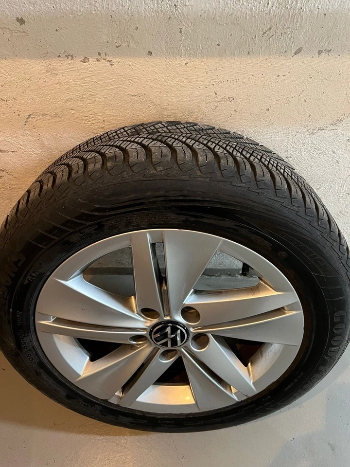 4x Allwetter Kompletträder 16 Zoll VW Original Norfolk Golf 8 VIII 5H0601025 - Bild 2 von 4