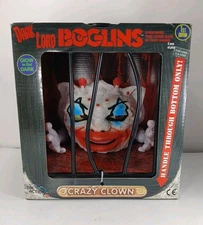 Boglins Dark Lord: CRAZY CLOWN  1st Edition Glows N the Dark New Smoke Free Home