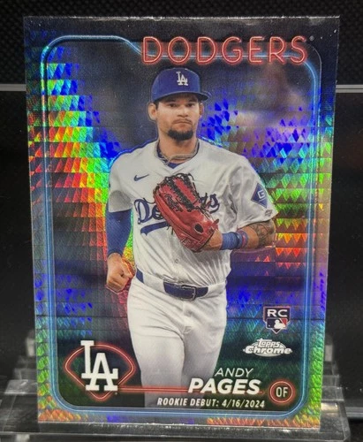Andy Pages 2024 Topps Chrome Andy Pages #USC186 Refractor