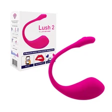 Lovense Lush 2 - Ultimate Bluetooth Remote-Controlled Egg Vibrator, Waterproof,