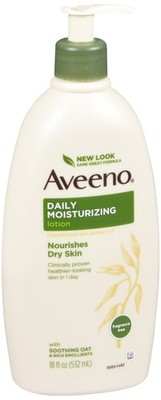Aveeno Daily Moisturizing Body Lotion Fragrance Free 18 Oz