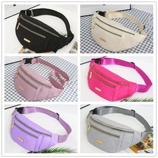 Women's Sports Waist Bag Multi Pocket Fanny Pack Crossbody Chest Bag Phone Carry
