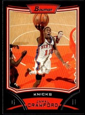 2008-09 Bowman Jamal Crawford New York Knicks #36