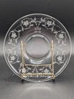 Antique Depression Etched Glass 5 7/8" Plate 1910-1928