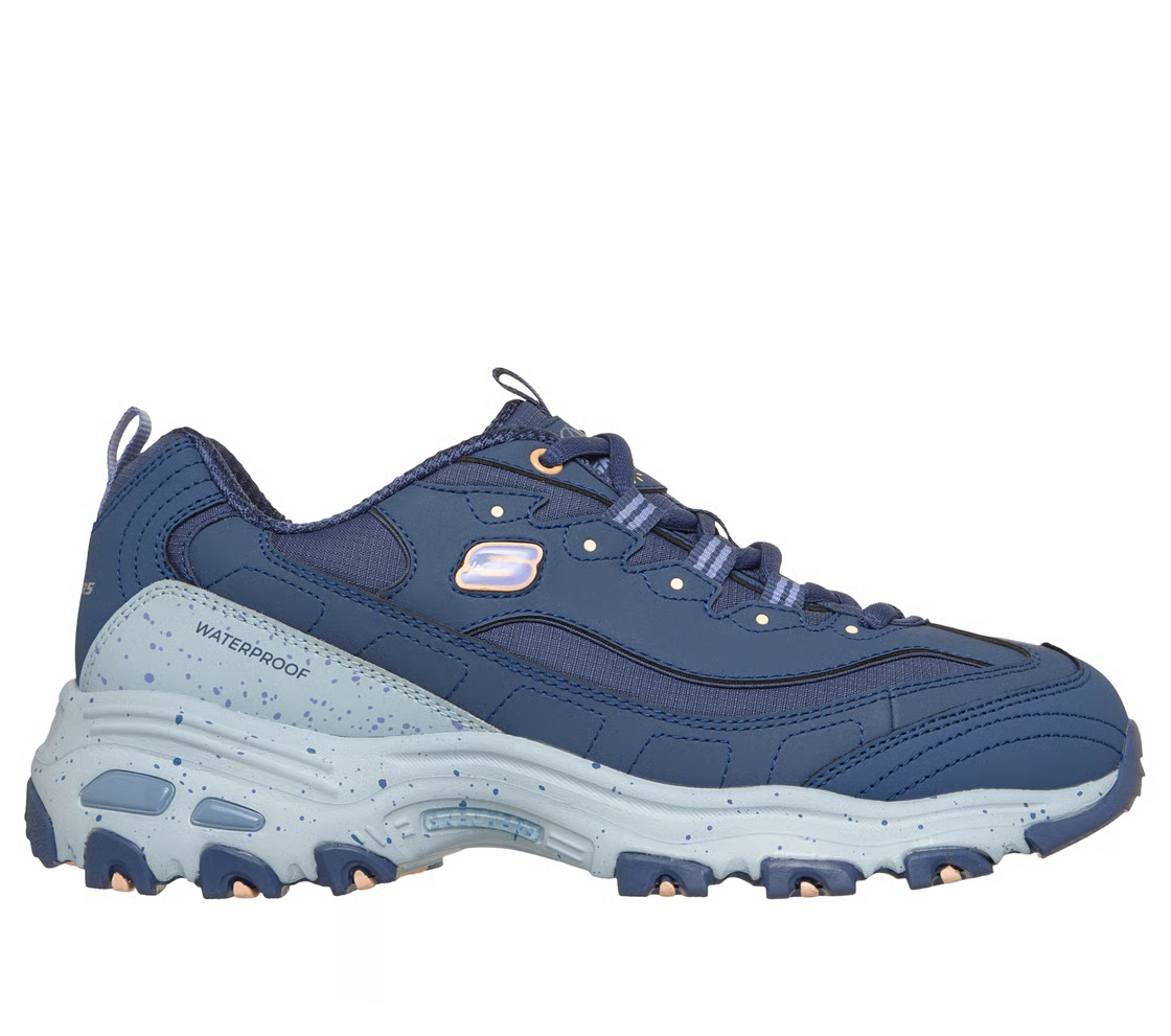 SKECHERS D'Lites Ladies Misty Glow BLMT 100% Waterproof Air-Cooled Memory Foam