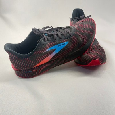 Brooks Hyperion Tempo Running Shoes Men's  12 Black Red Blue Lightweight Trainer