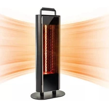EAST OAK - Double-Sided Infrared Patio Heater - Tip-Over Safety, Overheat Safety
