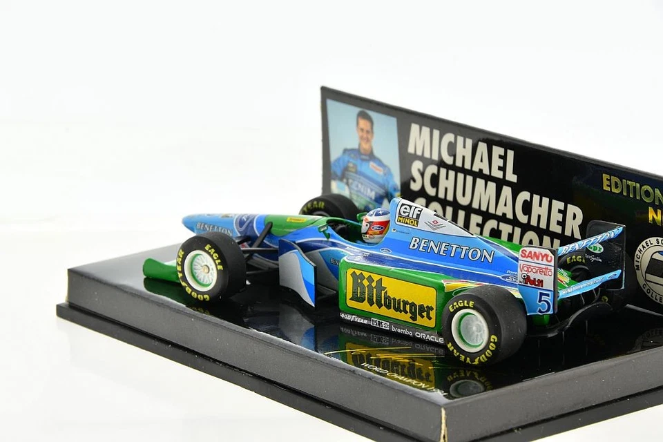 F1 BENETTON B194 #5 Michael Schumacher World Champion 1994 1/43 MINICHAMPS - Photo 3/4