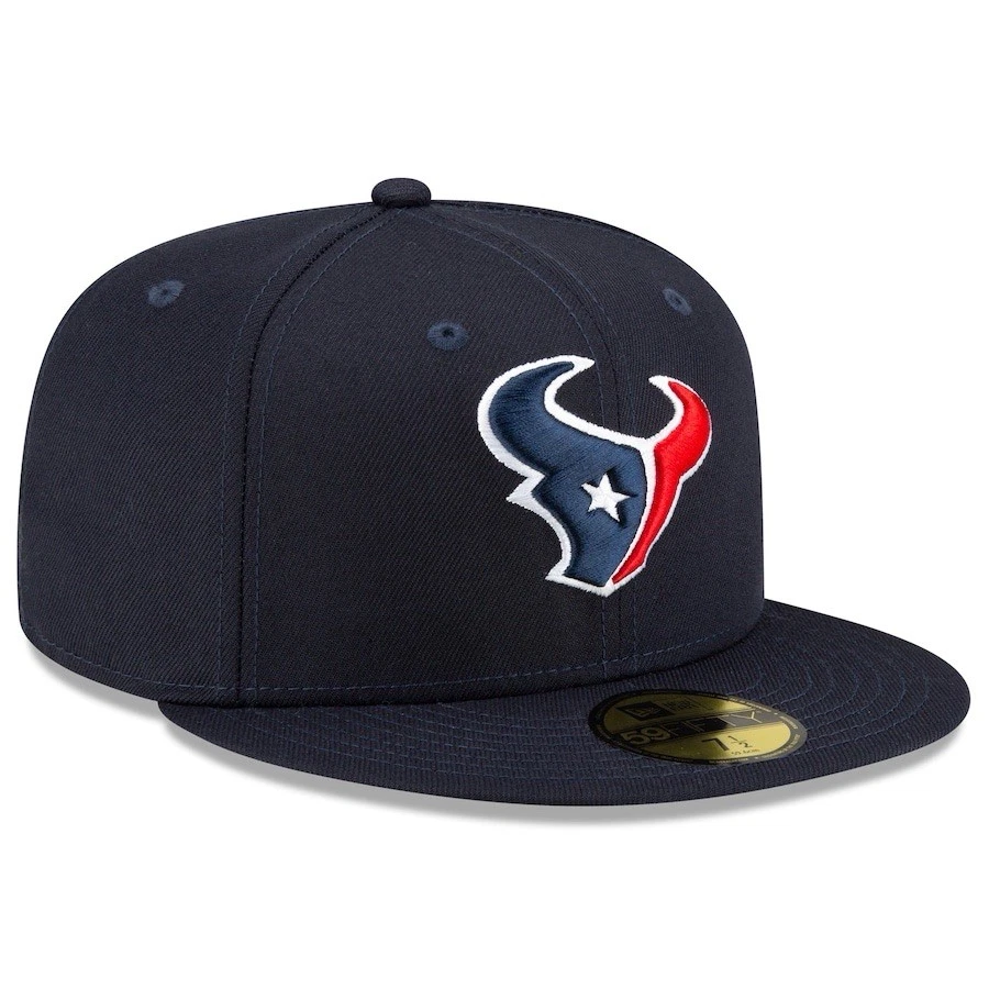 Кепка кепка мужская New Era 59FIVE NFL Houston Texans темно-синяя резинка размер 7 3/8 - Изображение 3 из 4