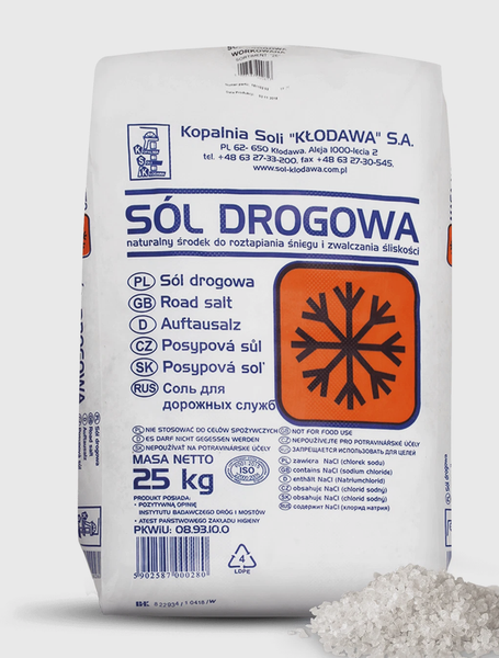 25 Kg Sack Streusalz – RäUmsalz | Tausalz StraßEnsalz Winter Auftausalz Streugut-image