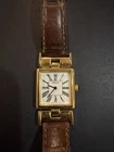 Vintage Seiko Quartz Tank Gold Tone Watch