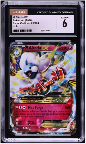 M Altaria-EX graded CGC 6 for sale on eBay