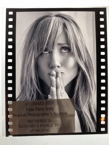 JENNIFER ANISTON  - Rare Original Press Photo Transparency by HERB RITTS 2001