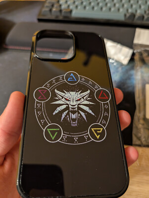 Witcher Magie Magier Inspired iPhone 16 Pro Max Case Magsafe