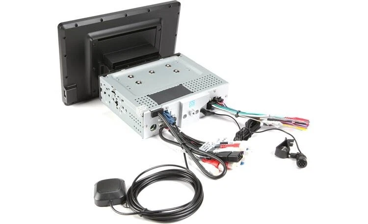 NEW Jensen CAR110W 1-DIN Digital Media Car Stereo w/ 10.1" Touchscreen, CarPlay - Image 2 of 4