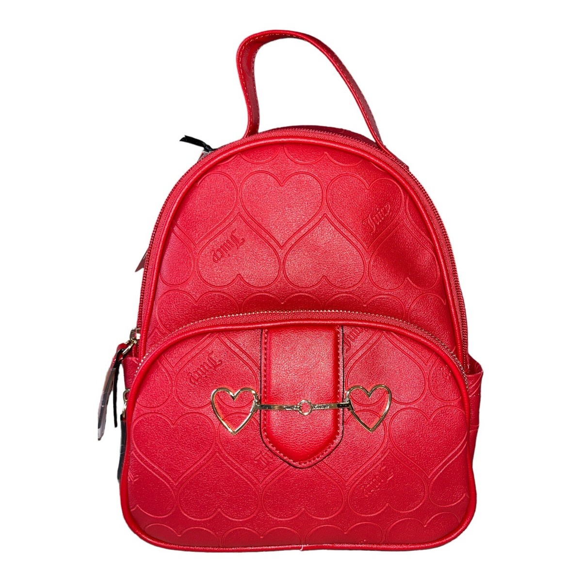 Juicy Couture Heart Cool Red Love Is Juicy Backpack NWT