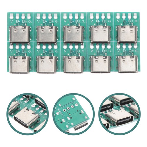 12St USB C-Splitter Board PCB-Konverterplatine Anschlussplatine Für Datenleitung - Afbeelding 7 van 12