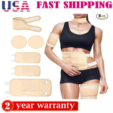 Castor Oil Pack Wrap for Women 6 Pcs Reusable Organic Cotton Pack Kit--.