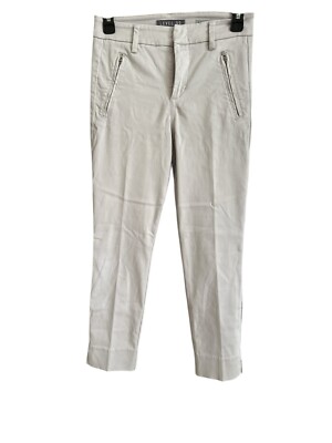 Level 99 Pants Womens 24p Gray Chino Slim Straight Mid Rise Stretch  Trousers