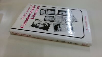 			Critical studies in Commonwealth literature, K Venkata Reddy, Pre		
