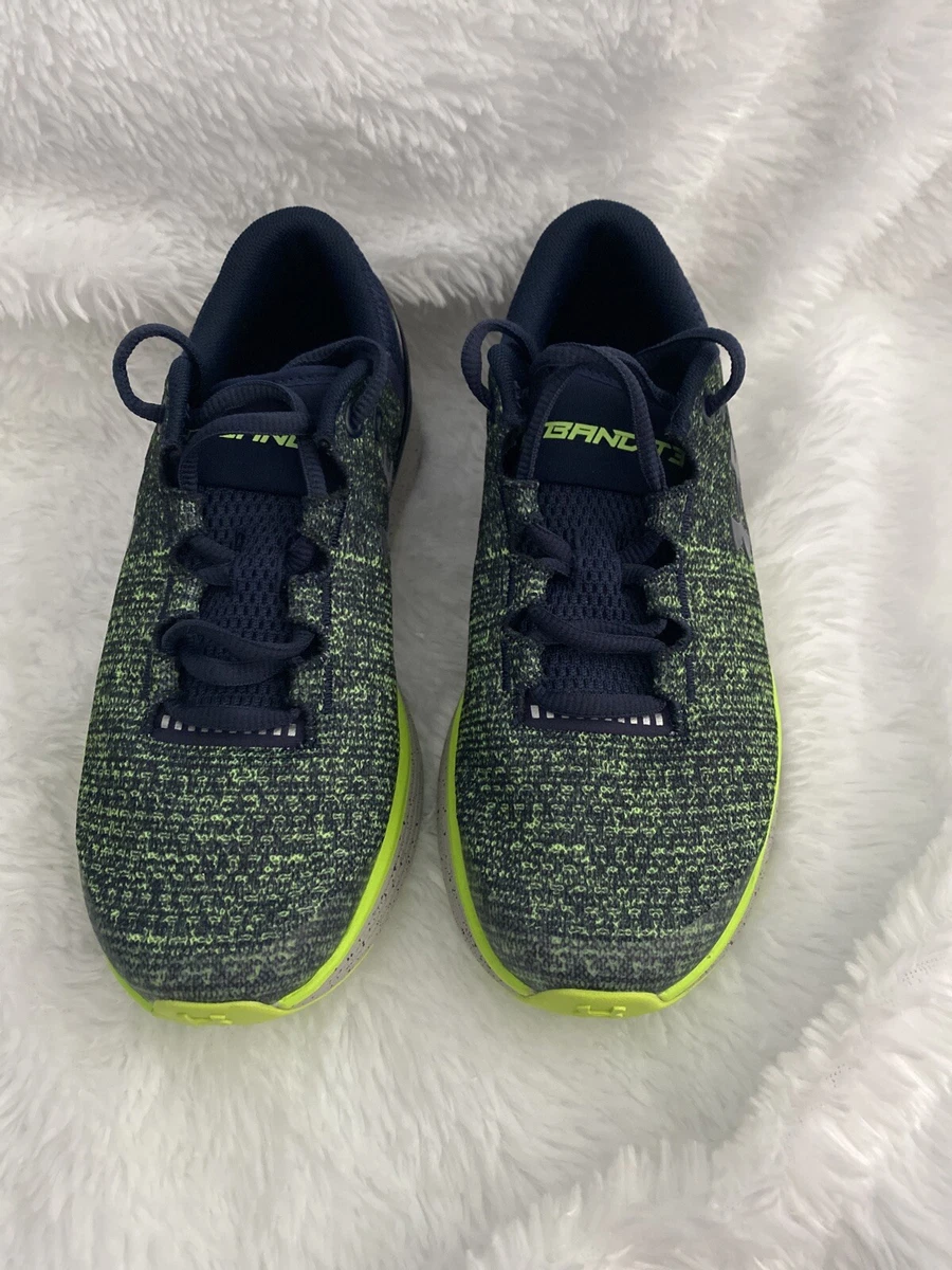 Telemacos Mediar cuadrado Under Armour Charged Bandit 3 Running Boys&#039; Mesh NAVY GREEN 1295957-  411 5Y | eBay