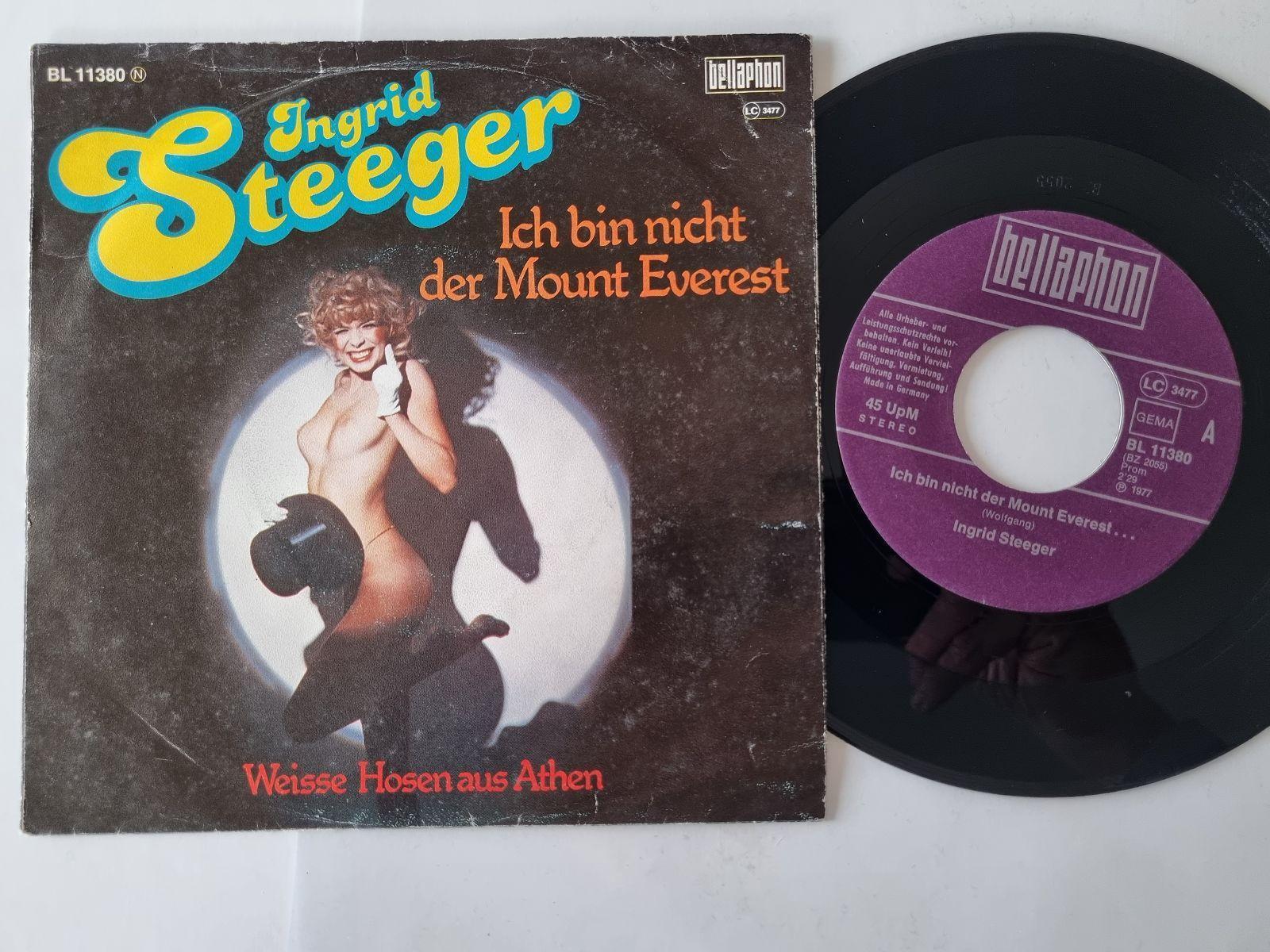 7"" Single Ingrid Steeger - Ich bin nicht der Mount Everest Vinyl Germany