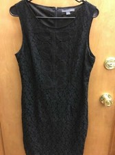 Xxi Size M Women's Lace Shell Black Dress A285