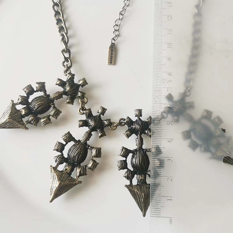 Nuevo collar de barra de chuchería de 16" regalo vintage mujer fiesta joyería Foto 3 de 3