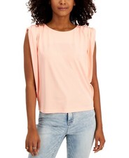  50 Inc International Concepts Women Ruched Sleeveless Blouse Size Small