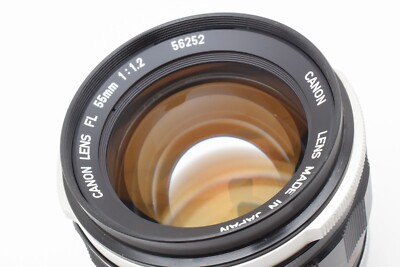 Canon FL 55mm F1.2 MF FL Mount Lens 7953 | eBay