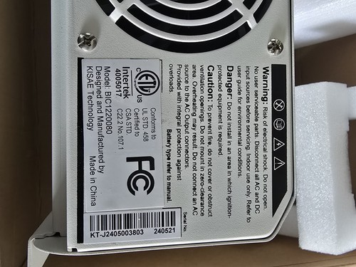 KISAE Bidirectional 2000W Sinewave Inverter With 80A Battery Charger, 12V - Picture 5 of 9