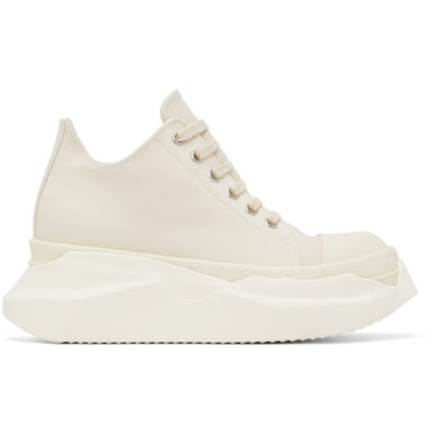 Rick Owens DRKSHDW Abstract Low Sneakers Natural Milk - Size EU 38 (US Wmns 8)