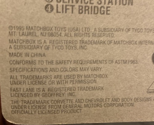 Matchbox 1996 Corvette T-Top Super Fast #58 of 75 1:64 - Picture 4 of 4