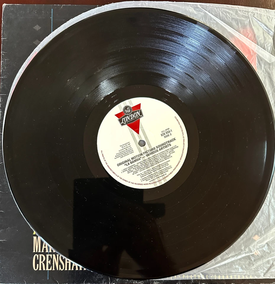 La Bamba - Original motion picture soundtrack (Los Lobos) - 1987 vinyl LP - EC - Image 4 of 4