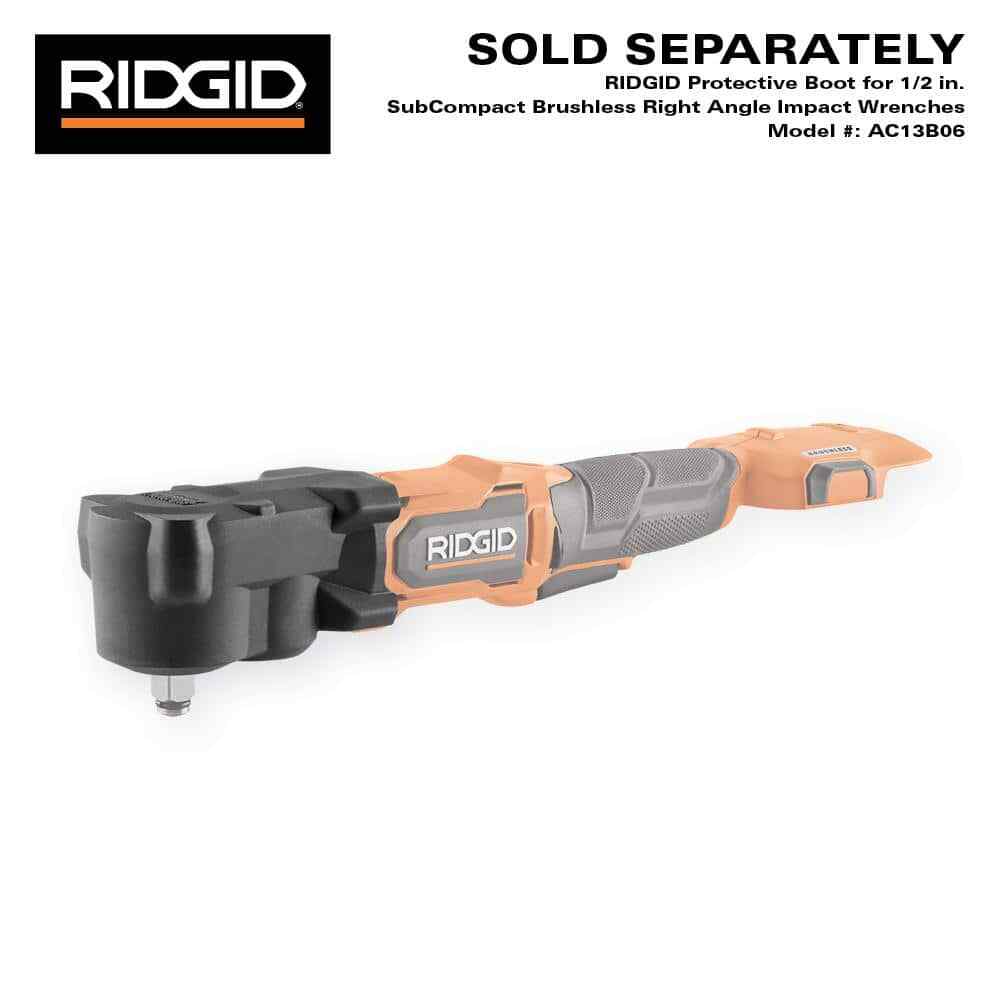 RIDGID R8721B 18V Subcompact 1/2 In. Right Angle Impact RIDGID R8721B 18V Subcompact 1/2 In. Right Angle Impact