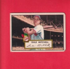 1952 Topps #92 Dale Mitchell G Good Cleveland Indians Lot#20563