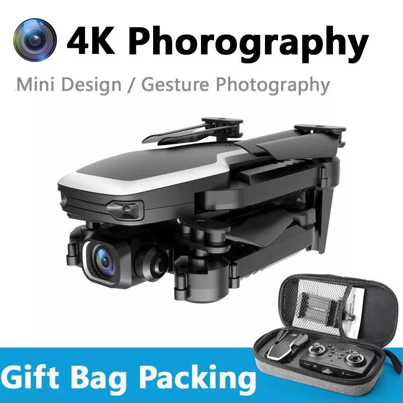 Allcaca S171 Mini Drone RC with Dual 4K Camera Case Accessories UK Stock
